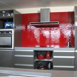 Podocarp Glass Splashback