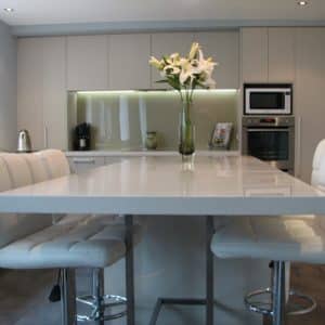 Glass splashback in christchurch