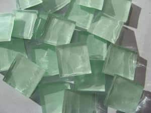 Spearmint green Glass Tiles