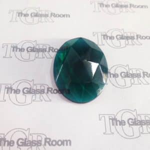 Oval Faceted 30x40mm - Emerald