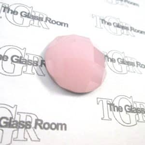 Mirror Backed Faceted Round Jewel 30mm - Pink