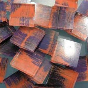 MONET Leopard Lily Glass Tiles