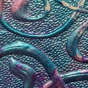 Candy Swirl Mosaic Glass