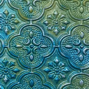 Ocean Desert Mosaic Glass