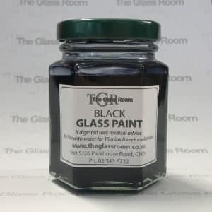 Black Glass Paint for Stick-on Leadlights