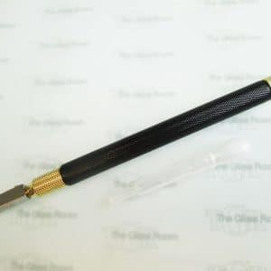 Black Metal Barrel Glass Cutter