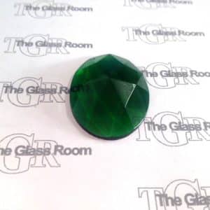 Oval Faceted 30x40mm - Green