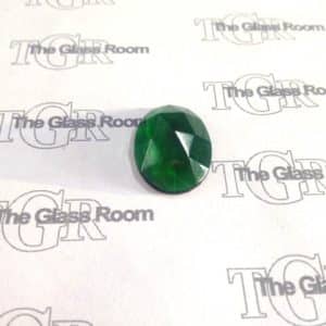 Oval Faceted 25x18mm - Green