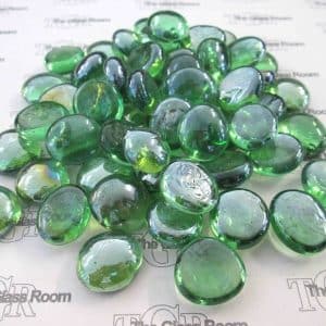 Irish Green Blobs 20mm diameter. Approx 50 per bag.